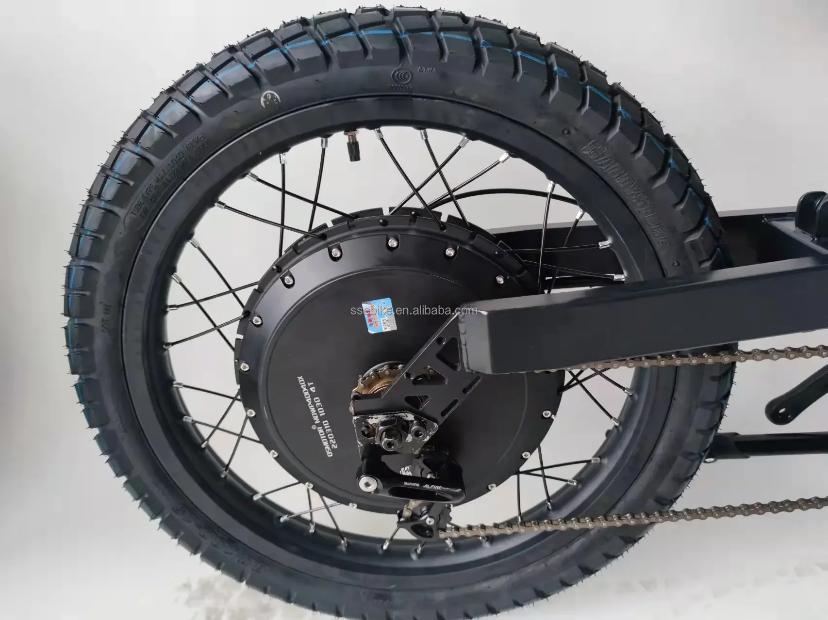 طقم تحويل الدراجة الكهربائية/ا - مراجعة 12000W Electric Motorcycle Hub Motor وسعره
